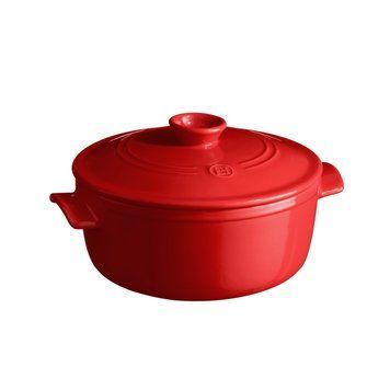 Каструля з кришкою Emile Henry Cookware 5,3 л червона (344553) фото