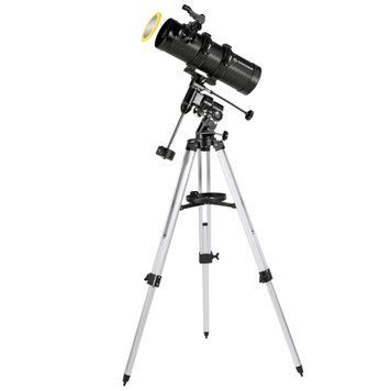 Телескоп Bresser Pluto II 114/500 EQ Carbon з сонячним фільтром та адаптером для смартфона (4614500) фото