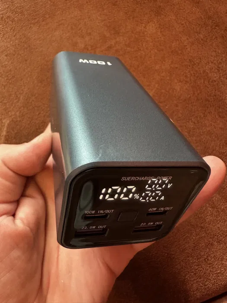 Power Bank (павербанк) D65 для ноутбука 20000mAh швидка зарядка 100W (POWER-20B-100W) фото