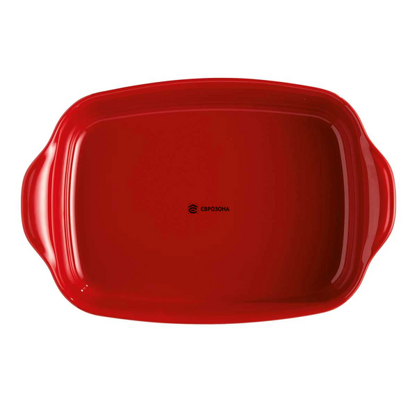 Форма для запікання прямокутна Emile Henry Ovenware 42,5х28 см червона (349654) фото