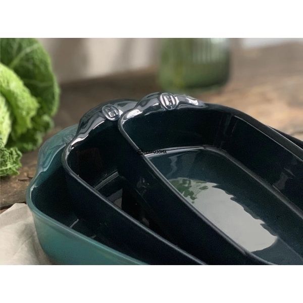 Форма для запекания Emile Henry Ovenware, 36.5х23.5x7.5 см зеленая (079652) фото