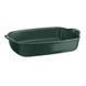Форма для запекания Emile Henry Ovenware, 36.5х23.5x7.5 см зеленая (079652)  фото 1
