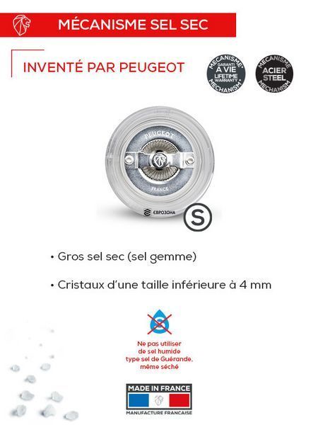 Млин для солі Peugeot Nancy 9 см (900809/SME) фото