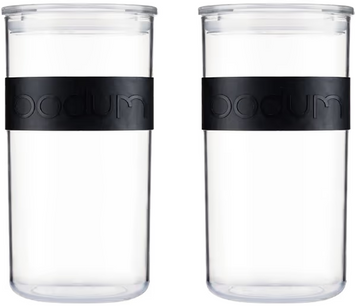 Набор банок для хранения Bodum Presso 2 л, 2 шт, черный (K11830-01SA) фото