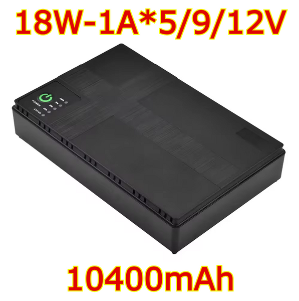 Уценка-UPS (ИБП) DC1018 для роутеров 10400mAh USB-DC 5V/9V/12V (UPS-10B) фото