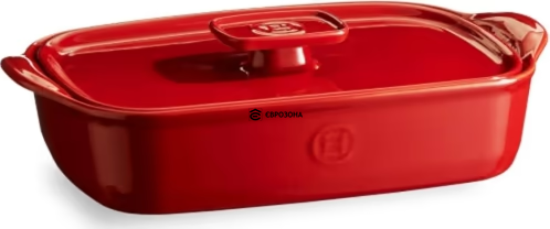 Крышка для формы 9650 Emile Henry Ultime 24,5х18 см красная (340050) фото