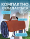 Килимок водонепроникний для пікніка та пляжу з ручкою 150x200 см (KILIM-152.4x203.2-BLUE) фото 2