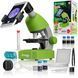 Мікроскоп Bresser Junior 40x-640x Green з набором для дослідів і адаптером для смартфона (8851300B4K000) фото 1
