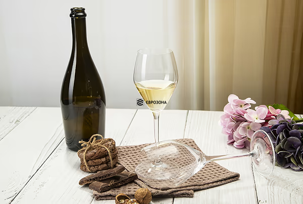 Набор бокалов для белого вина Prosecco Riedel Heart To Heart 2 шт, 305 мл прозрачный (6409/85) фото