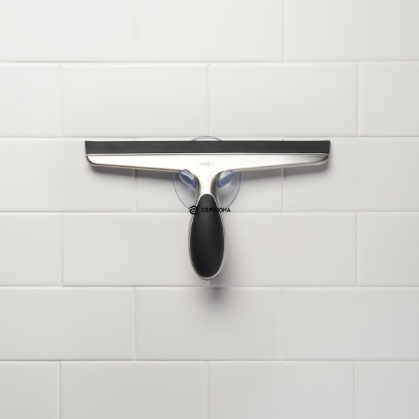 Склоочисник металевий ОXO Bath чорний (1060619) фото