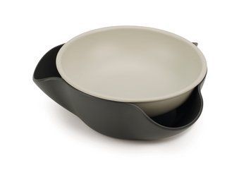 Миска Joseph Joseph Double Dish з піддоном для збору сміття Сірий (20156) фото