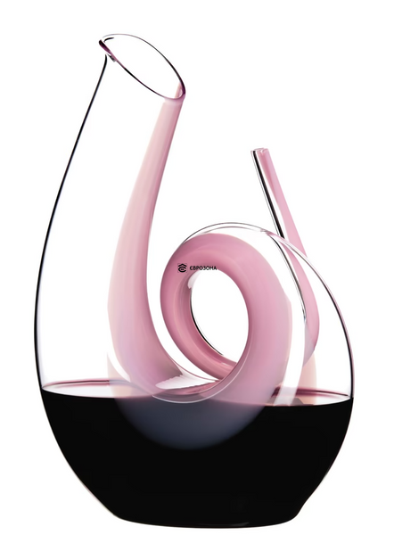 Декантер Curly Pink Riedel Decanter Hand Made розовый 1,4 л (2011/04) фото