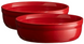 Набор форм для крем-брюле Emile Henry Ovenware 13 см, 2 шт красный (344013)  фото 1